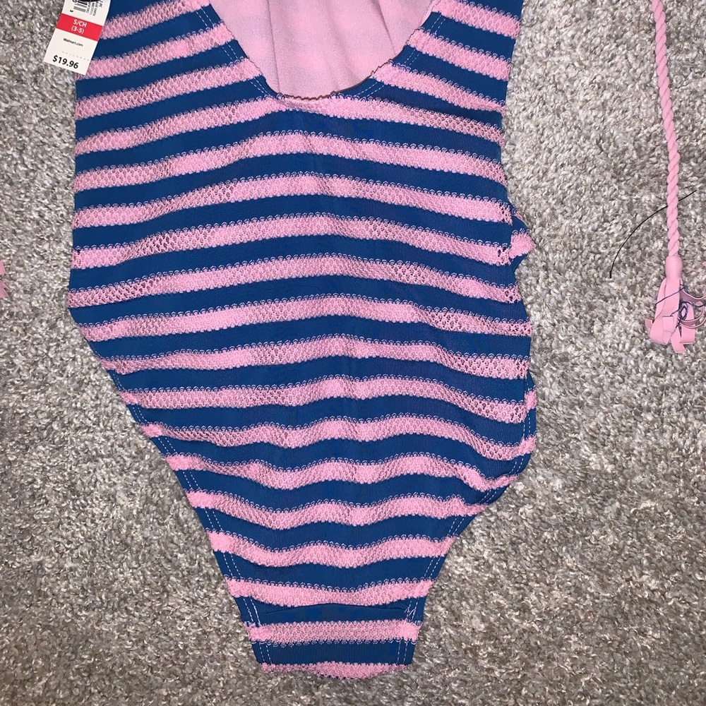 BRAND NWT No Boundaries Pink & Blue Swimsuit sz S - Picture 14 of 14